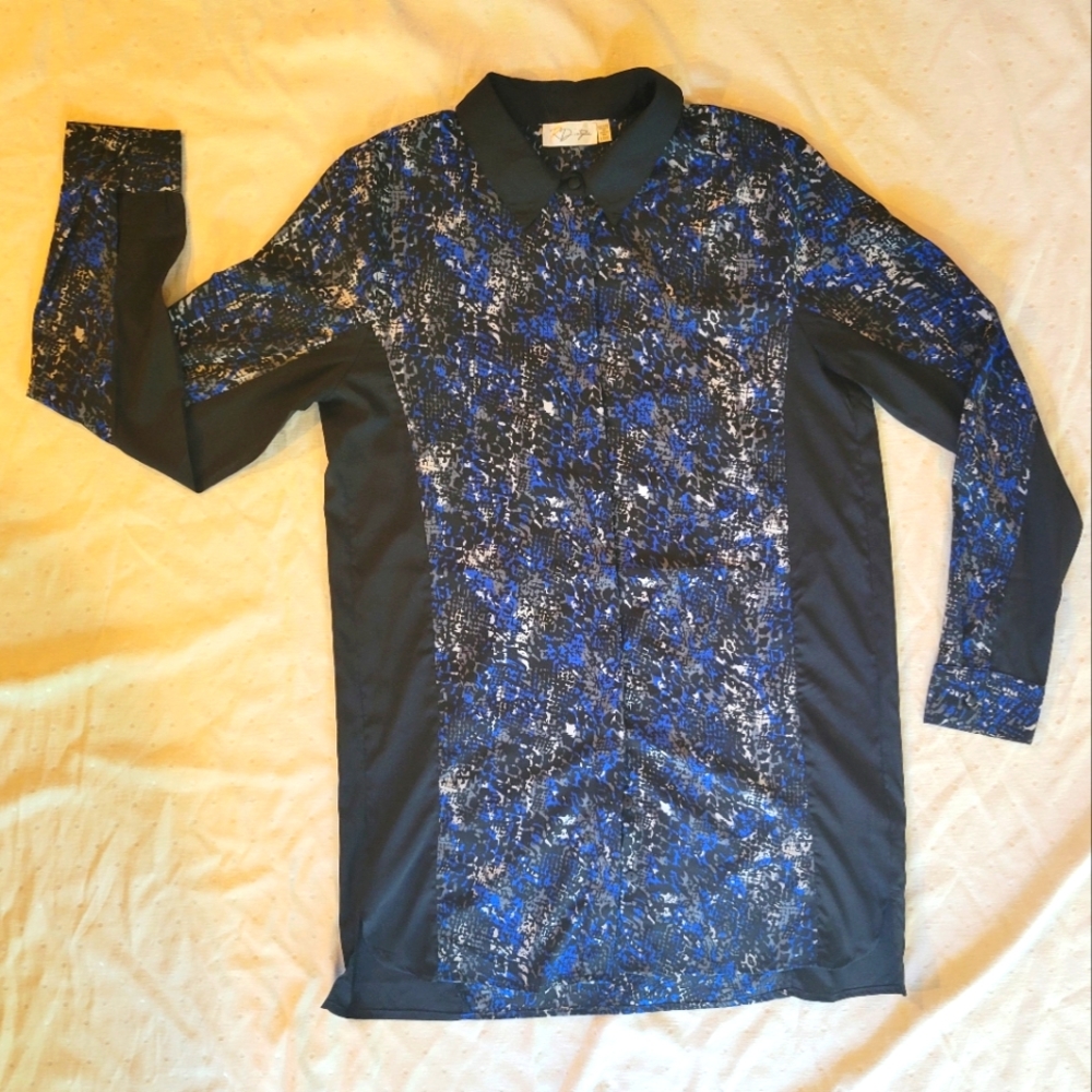 RD Style Button Down Tunic - L